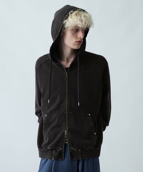 HARE（ハレ）の「アソートベーシックパーカー(HARE)（パーカー・メンズ・ブラウン/ブラック系その他/ブルー/ブラック・MEDIUM/SMALL）」の13枚目の写真