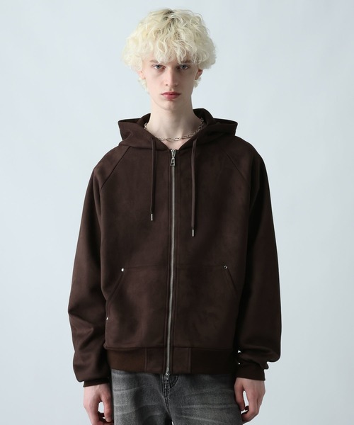 HARE（ハレ）の「アソートベーシックパーカー(HARE)（パーカー・メンズ・ブラウン/ブラック系その他/ブルー/ブラック・MEDIUM/SMALL）」の16枚目の写真