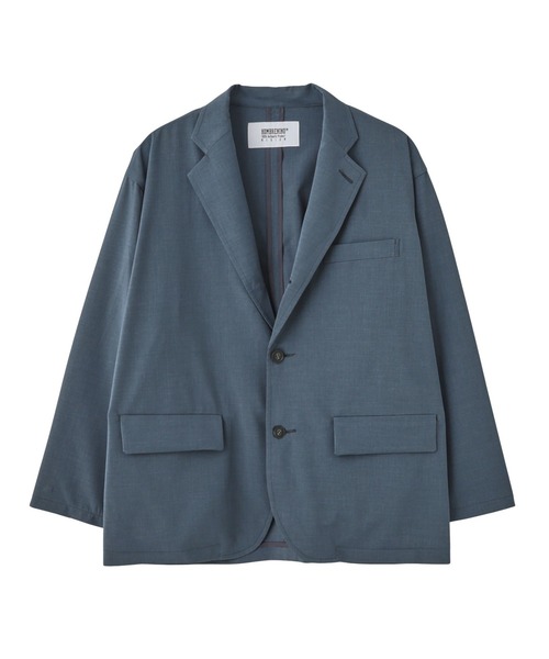 Hombre Nino(オンブレニーニョ)の「Hombre Nino POPLIN 3B JACKET HN0251-JK0002(ブルゾン・メンズ・チャコールグレー・M/L)」の2枚目の写真