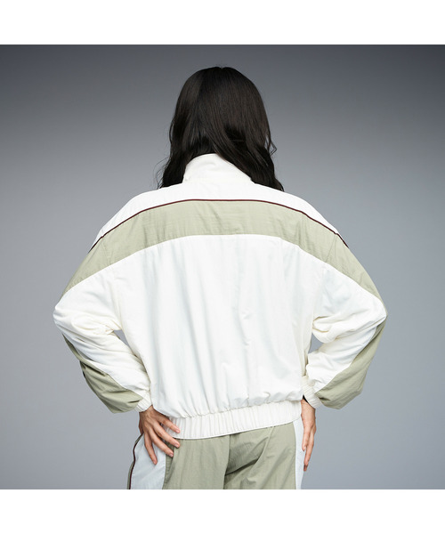 PUMA（プーマ）の「PUMA プーマ ウィメンズ CORE HERITAGE ラインド ウーブン ジャケット（ブルゾン・レディース・オフホワイト/ブラック/ダークグレー・MEDIUM/LARGE/X-LARGE/SMALL）」の15枚目の写真