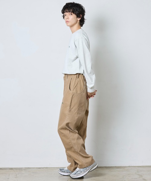 L.L.Bean(エルエルビーン)の「【JAPAN EDITION】プロスペクト・ダブル・ニー・パンツ(その他パンツ・メンズ・グレー/キャメル・LARGE/MEDIUM)」の8枚目の写真