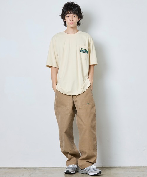 L.L.Bean(エルエルビーン)の「【JAPAN EDITION】プロスペクト・ダブル・ニー・パンツ(その他パンツ・メンズ・グレー/キャメル・LARGE/MEDIUM)」の14枚目の写真