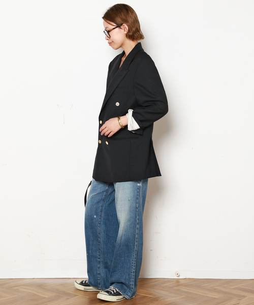 Couture d'adam（クチュールドアダム）の「【COUTURE D'ADAM/クチュールドアダム】別注Blazer Jacket/Double（その他アウター・レディース・ブラック・FREE）」の5枚目の写真