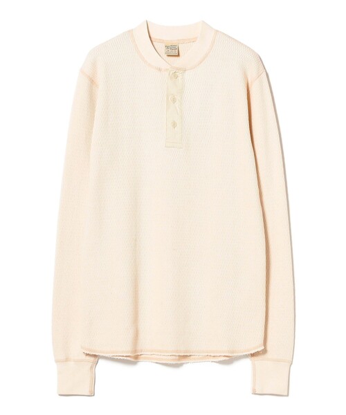 Buzz Rickson's(バズリクソンズ)の「BUZZ RICKSON’S / THERMAL HENLEY NECK(Tシャツ/カットソー・レディース・ナチュラル・MEDIUM)」の1枚目の写真