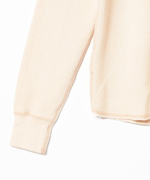 Buzz Rickson's(バズリクソンズ)の「BUZZ RICKSON’S / THERMAL HENLEY NECK(Tシャツ/カットソー・レディース・ナチュラル・MEDIUM)」の4枚目の写真