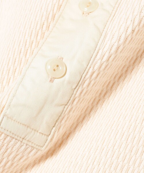 Buzz Rickson's(バズリクソンズ)の「BUZZ RICKSON’S / THERMAL HENLEY NECK(Tシャツ/カットソー・レディース・ナチュラル・MEDIUM)」の6枚目の写真