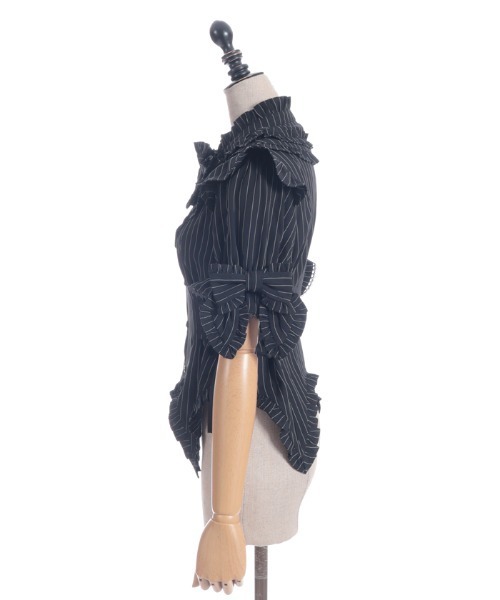 Chalmiere（シャルミエール）の「ストライプリボンブラウス（シャツ