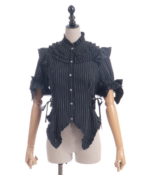 Chalmiere（シャルミエール）の「ストライプリボンブラウス（シャツ