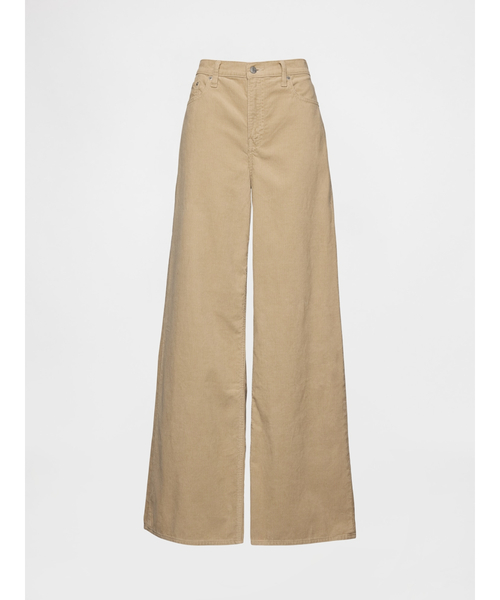 GAP（ギャップ）の「ミッドライズ コーデュロイ バギー ワイドパンツ（その他パンツ・レディース・ベージュ・23/24/26/27/30/25/28/29）」の2枚目の写真