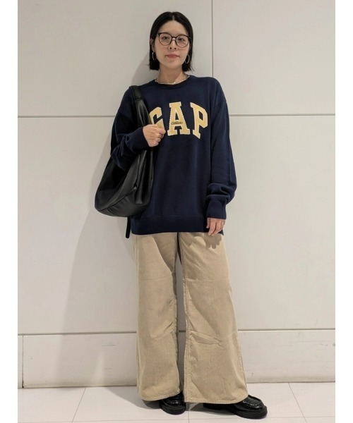 GAP（ギャップ）の「ミッドライズ コーデュロイ バギー ワイドパンツ（その他パンツ・レディース・ベージュ・23/24/26/27/30/25/28/29）」の5枚目の写真