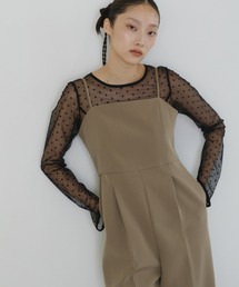 ANDRESD | ドットシアートップス / dot sheer tops(シャツ/ブラウス)
