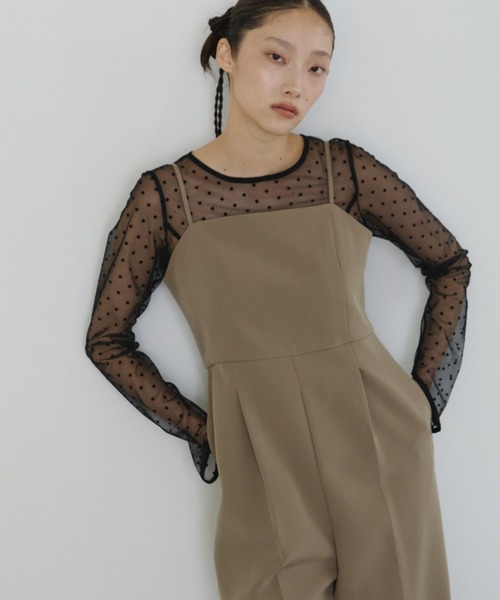 ドットシアートップス / dot sheer tops（シャツ/ブラウス）｜ANDRESD
