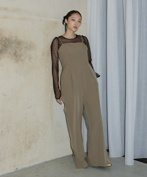 ANDRESD（アンドレスド）の「ドットシアートップス / dot sheer