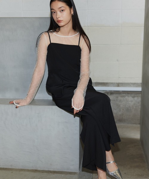 ドットシアートップス / dot sheer tops（シャツ/ブラウス）｜ANDRESD