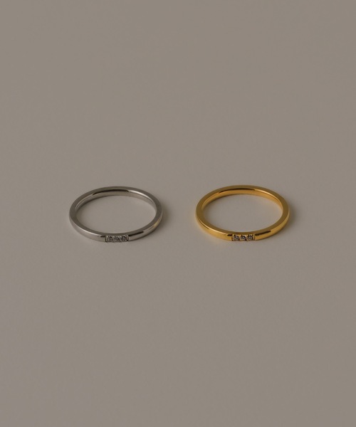 muku(ムク)の「RING/TRIPLE ZIRCONIA(リング・レディース・ゴールド/シルバー・11)」の22枚目の写真