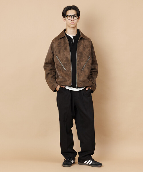 FREAK'S STORE(フリークスストア)の「LANATEC WOOLY リラックスフィット イージースラックス 【セットアップ対応】/ EASY SLACKS(スラックス・メンズ・ブラック/チャコールグレー/グレー・SMALL/MEDIUM/LARGE)」の21枚目の写真