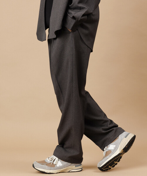 FREAK'S STORE(フリークスストア)の「LANATEC WOOLY リラックスフィット イージースラックス 【セットアップ対応】/ EASY SLACKS(スラックス・メンズ・ブラック/チャコールグレー/グレー・SMALL/MEDIUM/LARGE)」の22枚目の写真
