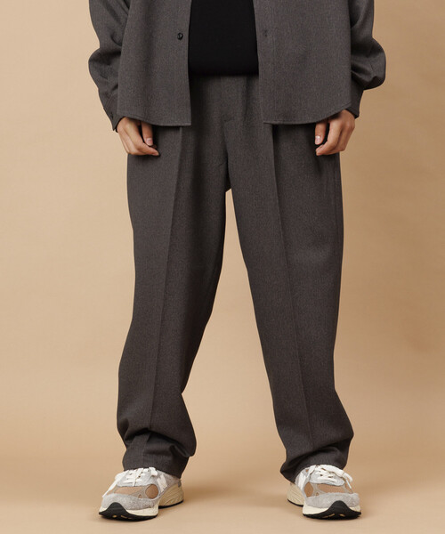 FREAK'S STORE(フリークスストア)の「LANATEC WOOLY リラックスフィット イージースラックス 【セットアップ対応】/ EASY SLACKS(スラックス・メンズ・ブラック/チャコールグレー/グレー・SMALL/MEDIUM/LARGE)」の11枚目の写真