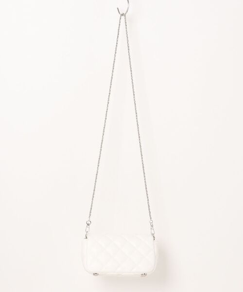 U.S. POLO ASSN.(ユーエスポロアッスン)の「【U.S. POLO ASSN.】 ユーエスポロアッスン Cross check quilting フラップミニショルダー USPA-2722(ショルダーバッグ・レディース・アイボリー/ブラック/シルバー/ホワイト/ピンク/レッド/ゴールド/ブラウン・FREE)」の9枚目の写真