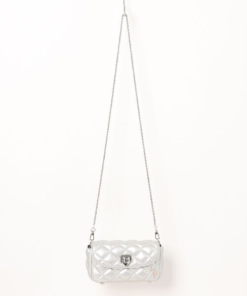 U.S. POLO ASSN.(ユーエスポロアッスン)の「【U.S. POLO ASSN.】 ユーエスポロアッスン Cross check quilting フラップミニショルダー USPA-2722(ショルダーバッグ・レディース・アイボリー/ブラック/シルバー/ホワイト/ピンク/レッド/ゴールド/ブラウン・FREE)」の14枚目の写真