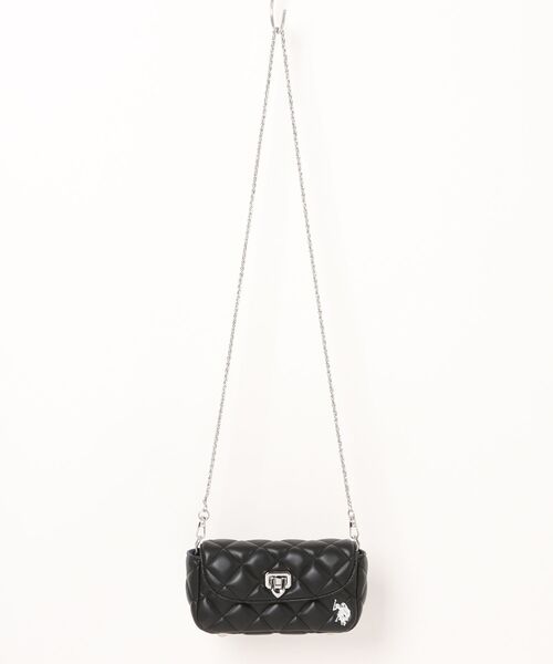 U.S. POLO ASSN.(ユーエスポロアッスン)の「【U.S. POLO ASSN.】 ユーエスポロアッスン Cross check quilting フラップミニショルダー USPA-2722(ショルダーバッグ・レディース・アイボリー/ブラック/シルバー/ホワイト/ピンク/レッド/ゴールド/ブラウン・FREE)」の21枚目の写真