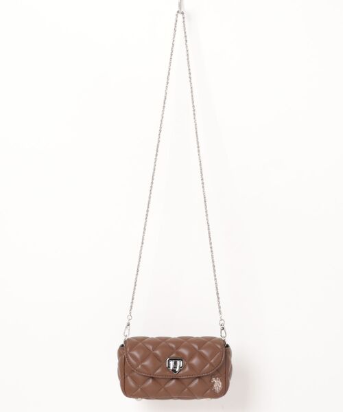 U.S. POLO ASSN.(ユーエスポロアッスン)の「【U.S. POLO ASSN.】 ユーエスポロアッスン Cross check quilting フラップミニショルダー USPA-2722(ショルダーバッグ・レディース・アイボリー/ブラック/シルバー/ホワイト/ピンク/レッド/ゴールド/ブラウン・FREE)」の22枚目の写真