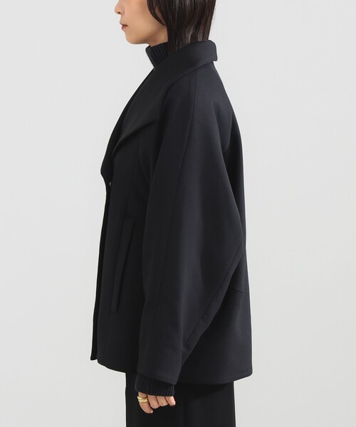 Demi-Luxe BEAMS（デミルクス ビームス）の「【2/5再値下げ】スタンドネック 中綿ブルゾン コート .M（ブルゾン・レディース・ブラック/ベージュ・38/36）」の21枚目の写真