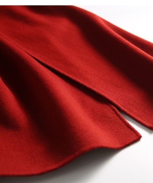 deux amour（ドゥーザムール）の「カシュクールウエストベルト切り替えジャンスカ（ジャンパースカート・レディース・ネイビー/レッド・FREE）」の8枚目の写真