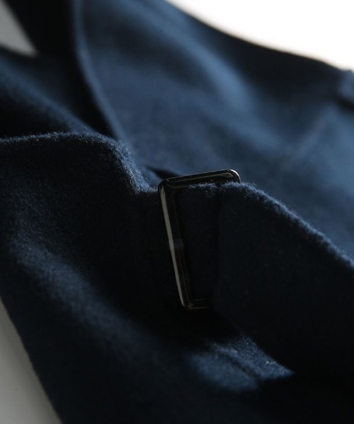 deux amour（ドゥーザムール）の「カシュクールウエストベルト切り替えジャンスカ（ジャンパースカート・レディース・ネイビー/レッド・FREE）」の11枚目の写真