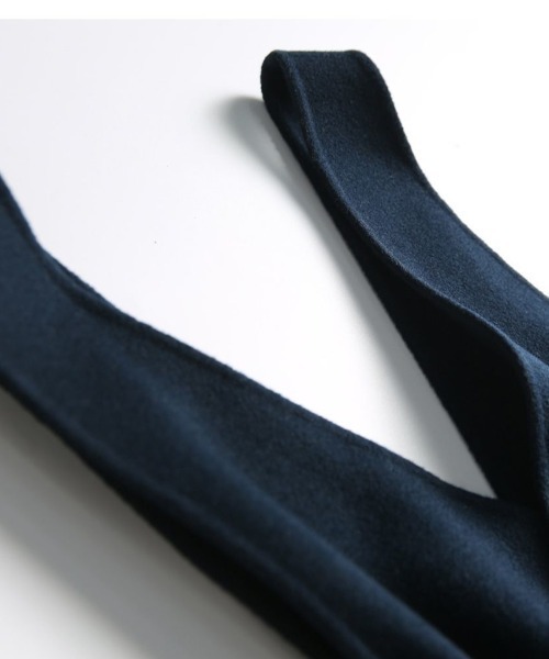 deux amour（ドゥーザムール）の「カシュクールウエストベルト切り替えジャンスカ（ジャンパースカート・レディース・ネイビー/レッド・FREE）」の12枚目の写真