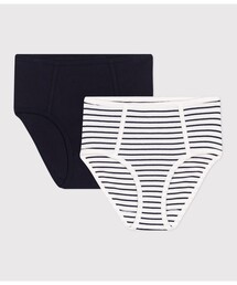 PETIT BATEAU（プチバトー）の「ハイウェストショーツ２枚組（ショーツ）」