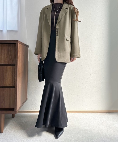 セール】ウールタッチテーラードジャケット（テーラードジャケット