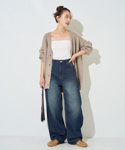 セール】限定展開 ストレート ルーズ デニム（デニムパンツ）｜FREAK'S