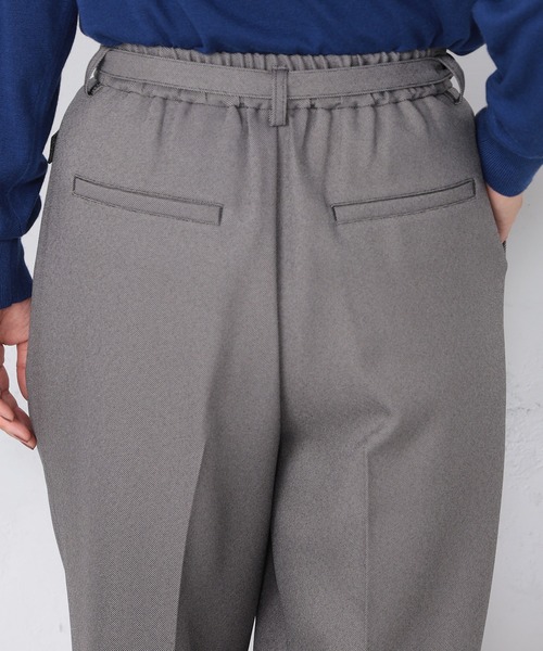 GALLORIA（ギャローリア）の「共ベルト付きワイドパンツ（その他パンツ・レディース・ブラウン/グレー/チャコールグレー・S/M/L/LL）」の10枚目の写真