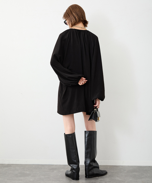 Deuxieme Classe★完売Volume Sleeve ミニドレス 36 Volume Sleeve ミニドレス（ワンピース）｜Deuxieme Classe