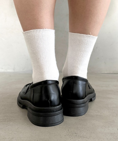 MYMOOD.(マイムード)の「シンプルコインローファー(ローファー・レディース・ブラック/ブラウン・23.5cm/24.5cm)」の8枚目の写真