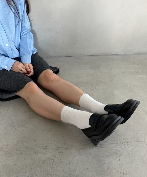 MYMOOD.(マイムード)の「シンプルコインローファー(ローファー・レディース・ブラック/ブラウン・23.5cm/24.5cm)」の12枚目の写真