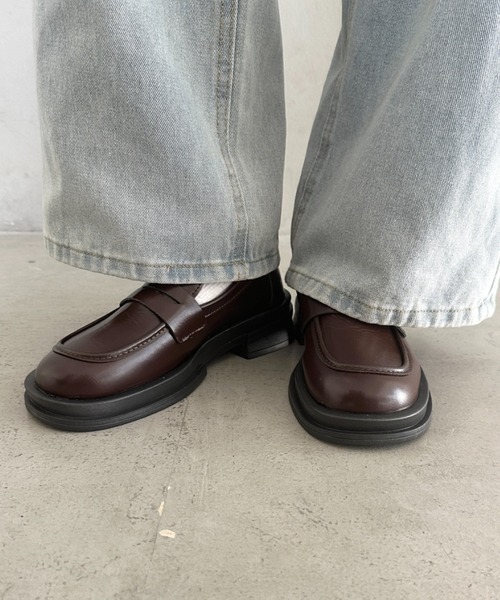 MYMOOD.(マイムード)の「シンプルコインローファー(ローファー・レディース・ブラック/ブラウン・23.5cm/24.5cm)」の15枚目の写真