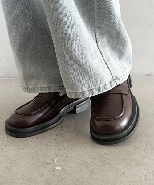 MYMOOD.(マイムード)の「シンプルコインローファー(ローファー・レディース・ブラック/ブラウン・23.5cm/24.5cm)」の16枚目の写真