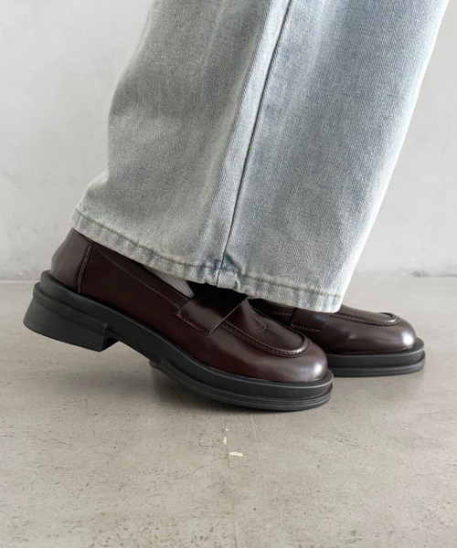 MYMOOD.(マイムード)の「シンプルコインローファー(ローファー・レディース・ブラック/ブラウン・23.5cm/24.5cm)」の17枚目の写真
