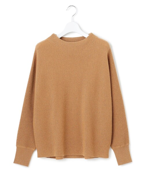 23区 S(ニジュウサンクチイサイサイズ)の「【洗える】ウールカシミヤラメ ドルマンスリーブ ニット(ニット/セーター・レディース・スモーキーグリーン系/グレー系/アイボリー系/黄土色系・32)」の11枚目の写真