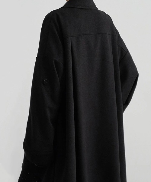 chuclla(チュクラ)の「【CHENTAITAI】 ベルトスリーブショートコート CTW25a018(その他アウター・レディース・グレー/ブラック・S)」の6枚目の写真