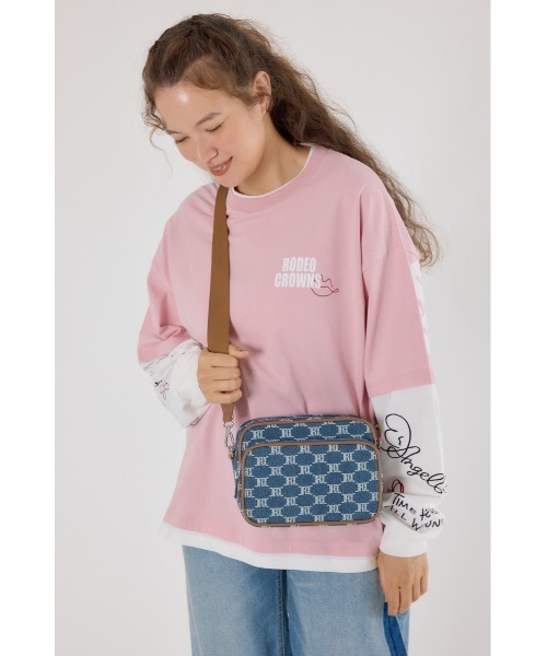 RODEO CROWNS WIDE BOWL（ロデオクラウンズワイドボウル）の「クラシックショルダーバッグ（ショルダーバッグ・レディース・ブルー系その他/ブラック系その他・FREE）」の8枚目の写真