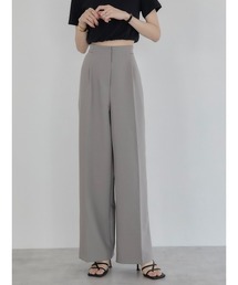 A AMEL（エイメル）の「【RE ARRIVAL】サイドボタンワイドパンツ/カーキ（スラックス）」