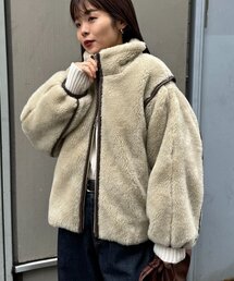 CIAOPANIC TYPY(チャオパニックティピー)のマルチウェイボアスタンドジャケット(ブルゾン)