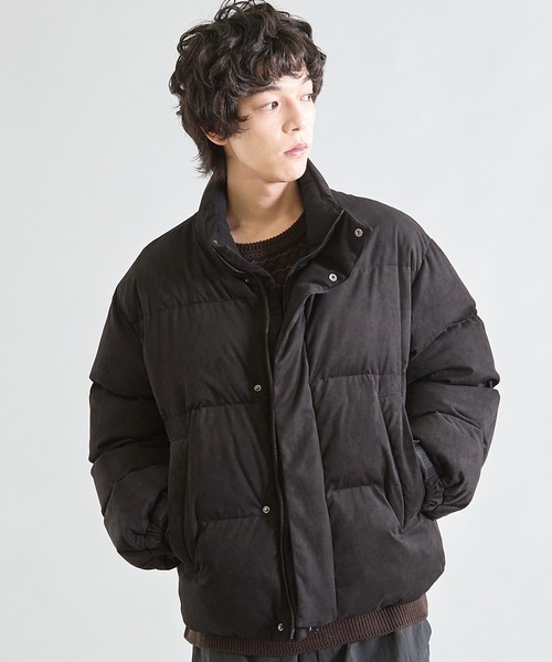 UNION STATION(ユニオンステーション)の「ビーガンスウェード中綿ブルゾン(ブルゾン・メンズ・ベージュ/ブラック/ブルー・M/L)」の2枚目の写真