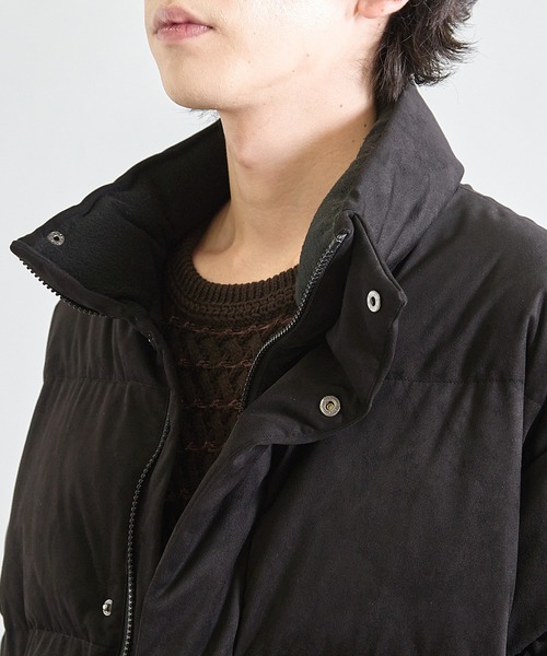 UNION STATION(ユニオンステーション)の「ビーガンスウェード中綿ブルゾン(ブルゾン・メンズ・ベージュ/ブラック/ブルー・M/L)」の17枚目の写真