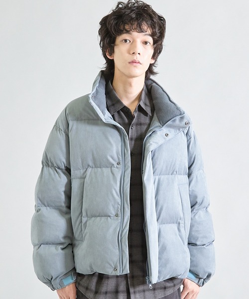 UNION STATION(ユニオンステーション)の「ビーガンスウェード中綿ブルゾン(ブルゾン・メンズ・ベージュ/ブラック/ブルー・M/L)」の6枚目の写真