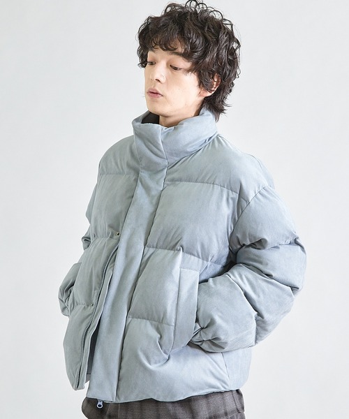 UNION STATION(ユニオンステーション)の「ビーガンスウェード中綿ブルゾン(ブルゾン・メンズ・ベージュ/ブラック/ブルー・M/L)」の7枚目の写真