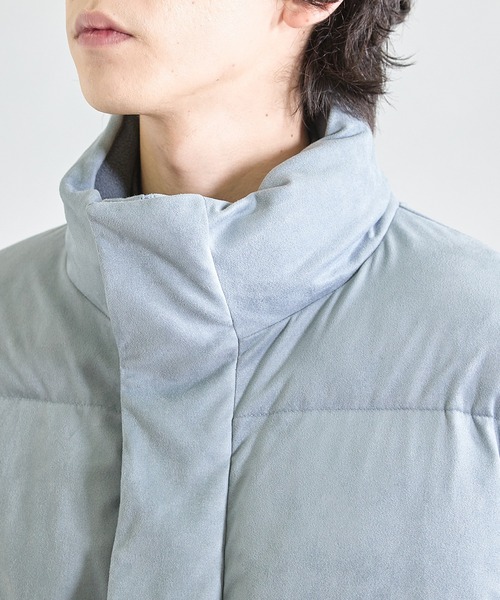 UNION STATION(ユニオンステーション)の「ビーガンスウェード中綿ブルゾン(ブルゾン・メンズ・ベージュ/ブラック/ブルー・M/L)」の11枚目の写真